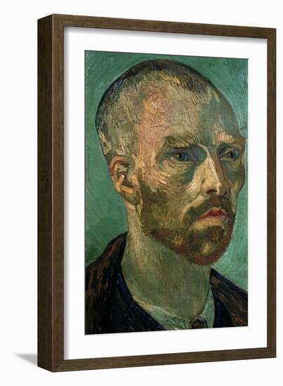 Detail of Self-Portrait-Vincent van Gogh-Framed Giclee Print