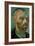 Detail of Self-Portrait-Vincent van Gogh-Framed Giclee Print