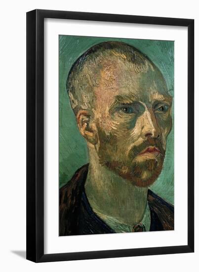 Detail of Self-Portrait-Vincent van Gogh-Framed Giclee Print