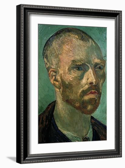 Detail of Self-Portrait-Vincent van Gogh-Framed Giclee Print