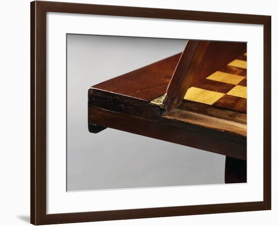 Detail of Shelf, Louis XVI Style Combination Table, France-null-Framed Giclee Print