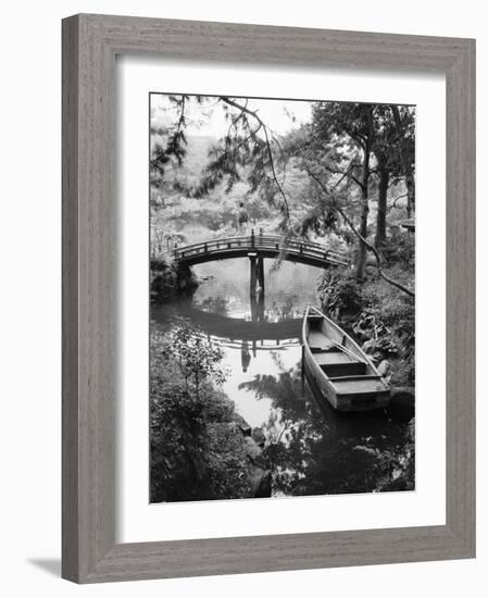 Detail of Shukkei-en Garden, Hiroshima, Japan-Walter Bibikow-Framed Photographic Print