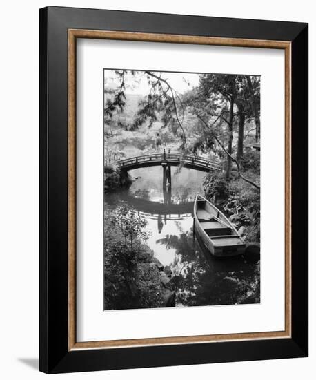 Detail of Shukkei-en Garden, Hiroshima, Japan-Walter Bibikow-Framed Photographic Print