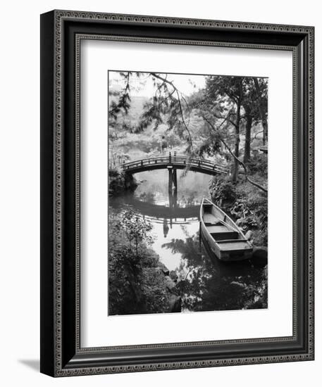 Detail of Shukkei-en Garden, Hiroshima, Japan-Walter Bibikow-Framed Photographic Print