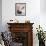 Detail of Side Table and Four Poster Bed in Bedroom, Lutyens Style Bungalow, New Delhi, India-John Henry Claude Wilson-Framed Photographic Print displayed on a wall