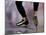 Detail of Speed Skater,S Feet at the Start, Inzell-Chris Cole-Mounted Photographic Print