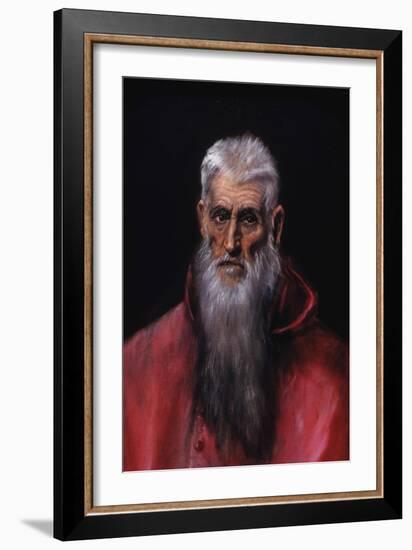 Detail of St. Jerome-El Greco-Framed Giclee Print