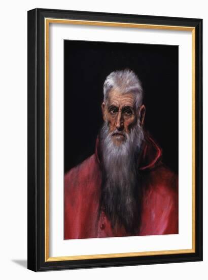 Detail of St. Jerome-El Greco-Framed Giclee Print