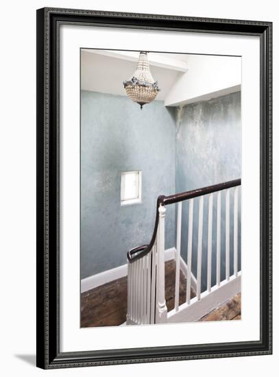 Detail of Staircase in Boutique Bed and Breakfast, the Reading Rooms, Margate, Kent-Joel Knight-Framed Photo