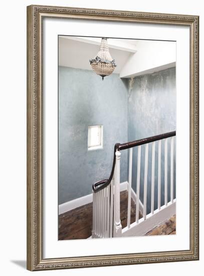 Detail of Staircase in Boutique Bed and Breakfast, the Reading Rooms, Margate, Kent-Joel Knight-Framed Photo