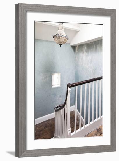 Detail of Staircase in Boutique Bed and Breakfast, the Reading Rooms, Margate, Kent-Joel Knight-Framed Photo