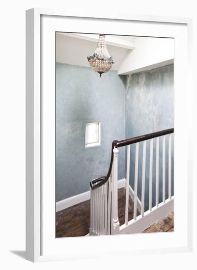 Detail of Staircase in Boutique Bed and Breakfast, the Reading Rooms, Margate, Kent-Joel Knight-Framed Photo