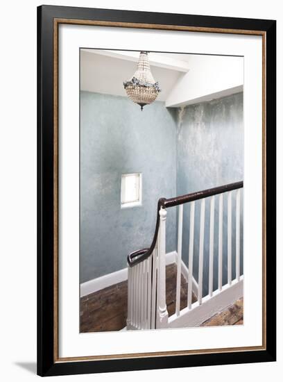 Detail of Staircase in Boutique Bed and Breakfast, the Reading Rooms, Margate, Kent-Joel Knight-Framed Photo