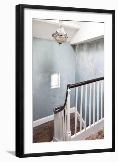 Detail of Staircase in Boutique Bed and Breakfast, the Reading Rooms, Margate, Kent-Joel Knight-Framed Photo