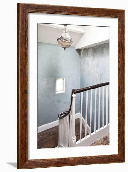 Detail of Staircase in Boutique Bed and Breakfast, the Reading Rooms, Margate, Kent-Joel Knight-Framed Photo