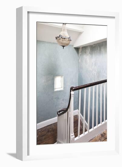 Detail of Staircase in Boutique Bed and Breakfast, the Reading Rooms, Margate, Kent-Joel Knight-Framed Photo