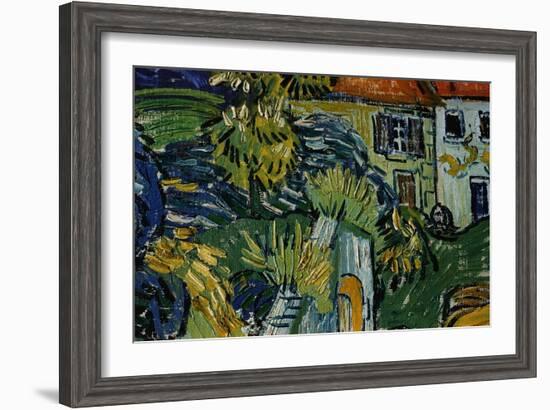 Detail of Stairway at Auvers-Vincent van Gogh-Framed Giclee Print