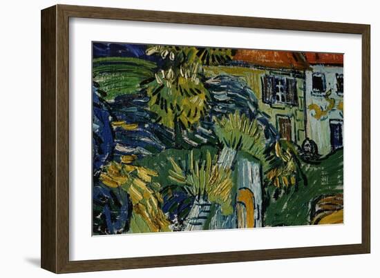 Detail of Stairway at Auvers-Vincent van Gogh-Framed Giclee Print