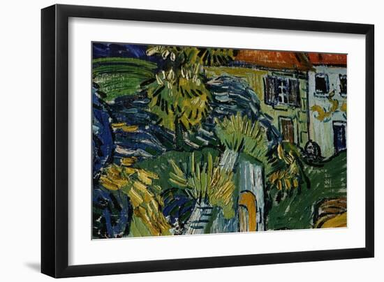 Detail of Stairway at Auvers-Vincent van Gogh-Framed Giclee Print