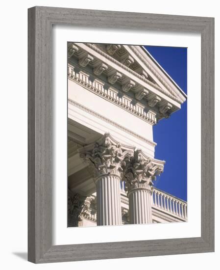 Detail of State Capitol Building, Sacramento, CA-Shmuel Thaler-Framed Photographic Print