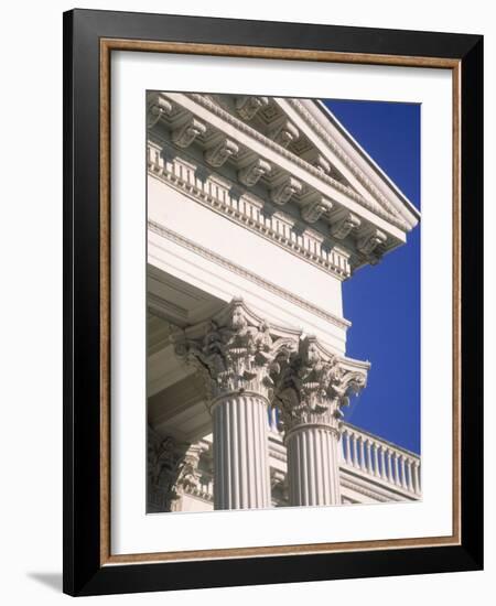 Detail of State Capitol Building, Sacramento, CA-Shmuel Thaler-Framed Photographic Print