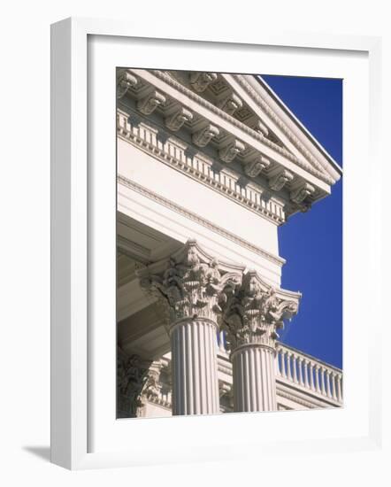 Detail of State Capitol Building, Sacramento, CA-Shmuel Thaler-Framed Photographic Print