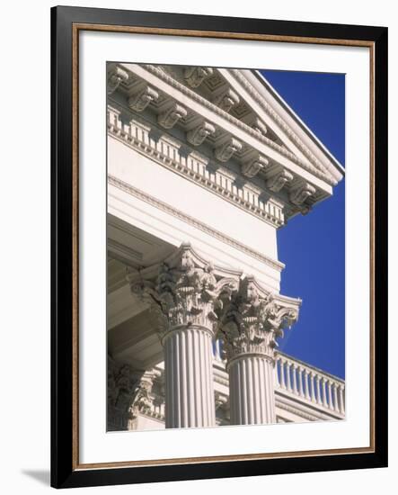 Detail of State Capitol Building, Sacramento, CA-Shmuel Thaler-Framed Photographic Print