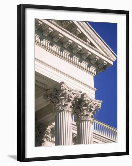 Detail of State Capitol Building, Sacramento, CA-Shmuel Thaler-Framed Photographic Print