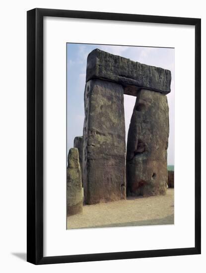 Detail of Stonehenge, c.3000-2000 BC Artist: Unknown-Unknown-Framed Giclee Print