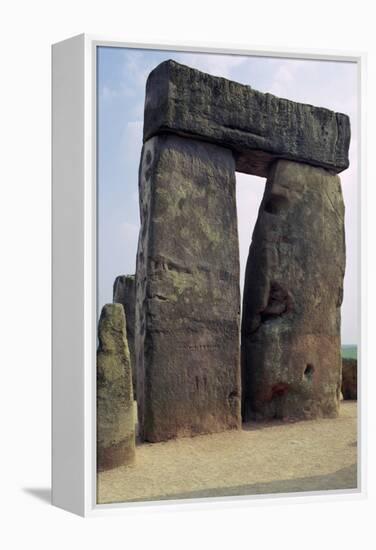 Detail of Stonehenge, c.3000-2000 BC Artist: Unknown-Unknown-Framed Premier Image Canvas