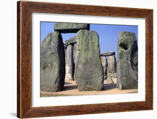 Detail of Stonehenge-CM Dixon-Framed Photographic Print