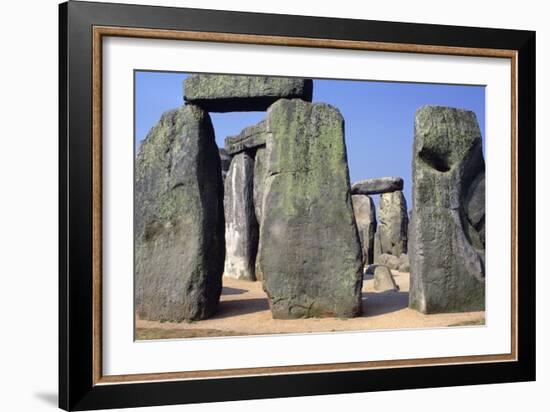 Detail of Stonehenge-CM Dixon-Framed Photographic Print