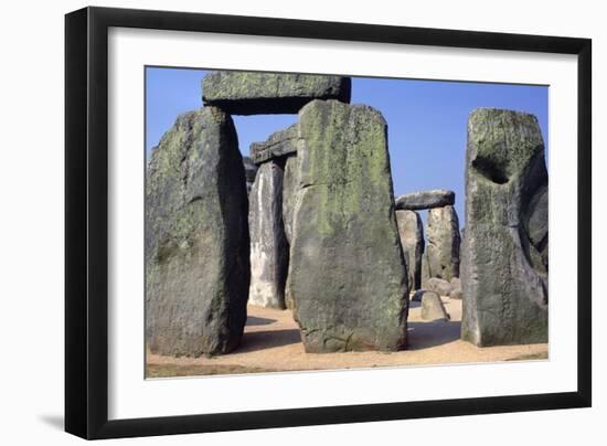 Detail of Stonehenge-CM Dixon-Framed Photographic Print