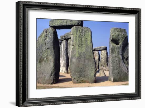 Detail of Stonehenge-CM Dixon-Framed Photographic Print