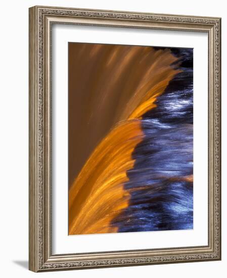 Detail of Tahquemenon Falls, Tahquemenon Falls State Park, Paradise, Michigan, USA-Claudia Adams-Framed Photographic Print