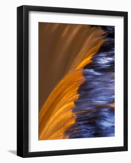 Detail of Tahquemenon Falls, Tahquemenon Falls State Park, Paradise, Michigan, USA-Claudia Adams-Framed Photographic Print