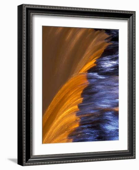 Detail of Tahquemenon Falls, Tahquemenon Falls State Park, Paradise, Michigan, USA-Claudia Adams-Framed Photographic Print