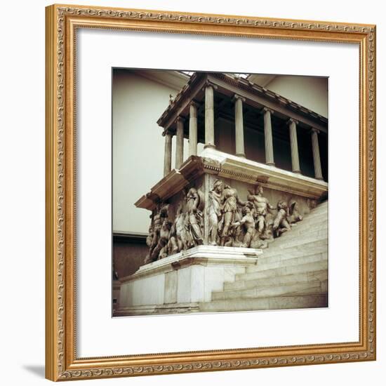 Detail of the Altar of Zeus from Pergamon, 180-159 BC. Artist: Unknown-Unknown-Framed Giclee Print