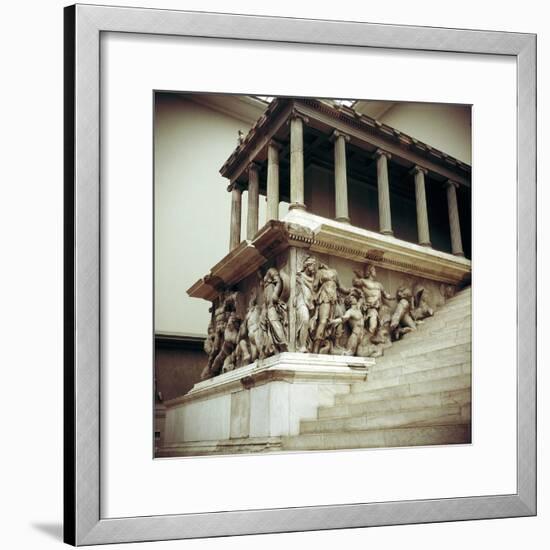 Detail of the Altar of Zeus from Pergamon, 180-159 BC. Artist: Unknown-Unknown-Framed Giclee Print