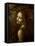 Detail of the Angel, from the Virgin of the Rocks-Leonardo da Vinci-Framed Premier Image Canvas