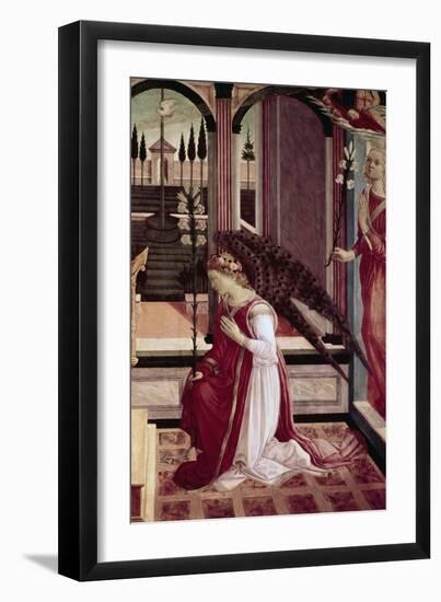Detail of The Annunciation-Filippino Lippi-Framed Giclee Print
