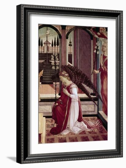 Detail of The Annunciation-Filippino Lippi-Framed Giclee Print