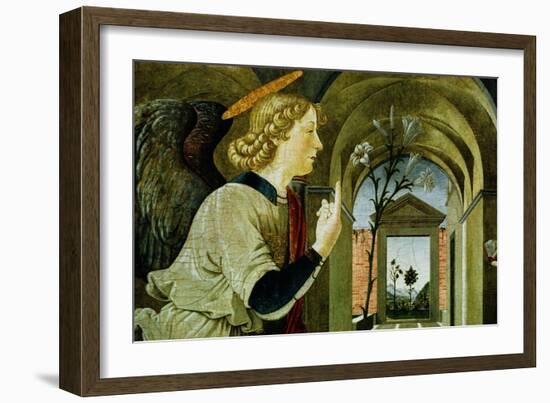 Detail of the Archangel Gabriel from The Annunciation-Antoniazzo Romano-Framed Giclee Print