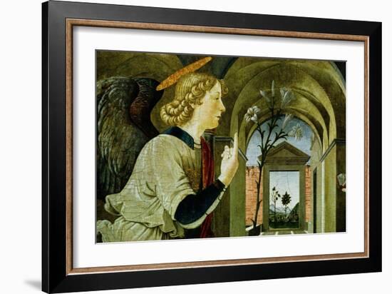 Detail of the Archangel Gabriel from The Annunciation-Antoniazzo Romano-Framed Giclee Print