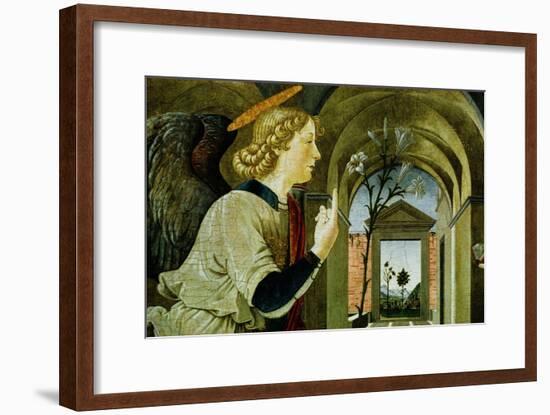 Detail of the Archangel Gabriel from The Annunciation-Antoniazzo Romano-Framed Giclee Print