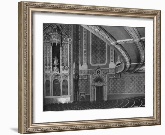 Detail of the auditorium, Granada Theatre, San Francisco, California, 1922-null-Framed Photographic Print