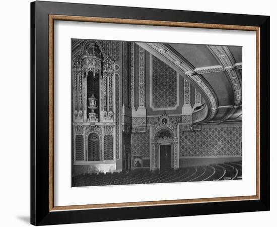 Detail of the auditorium, Granada Theatre, San Francisco, California, 1922-null-Framed Photographic Print