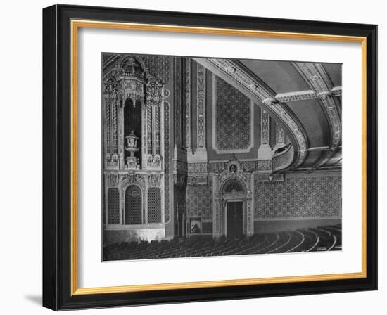 Detail of the auditorium, Granada Theatre, San Francisco, California, 1922-null-Framed Photographic Print