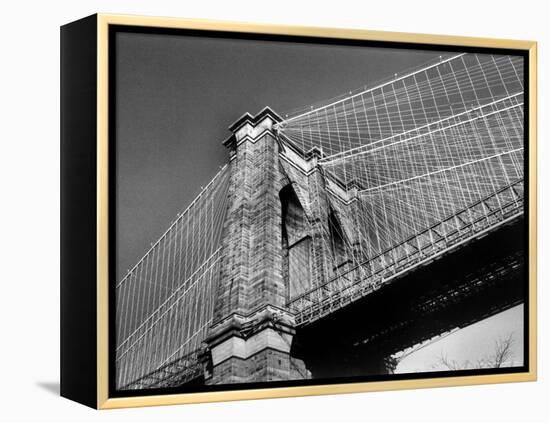 Detail of the Brooklyn Bridge-Alfred Eisenstaedt-Framed Premier Image Canvas