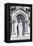 Detail of the Central Portico Statue of Jesus Adorning the Sacre-Coeur Basilica Montmartre France-Julian Castle-Framed Stretched Canvas